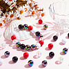 ARRICRAFT 100Pcs 5 Style Transparent & Opaque Acrylic Beads MACR-AR0001-16-3