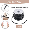 10M Round Braided Leather Cord WL-CL0001-41B-2
