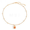 Christmas Zinc Alloy Enamel Pendant Necklaces FS-WG170EE-09-1