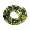 Dyed Natural White Jade Beads Strands G-T142-6mm-05D-2