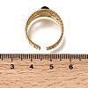 304 Stainless Steel Cuff Open Rings RJEW-F213-03G-10-5