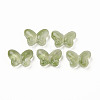 Two Tone Transparent Spray Painted Glass Beads GLAA-Q092-04-C07-1