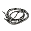 Electroplated Synthetic Non-Magnetic Hematite Beads Strands G-C136-K01-03-2