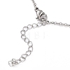 Non-Tarnish 304 Stainless Steel Pendant Necklaces NJEW-L458-080P-4