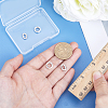 4Pcs 2 Styles 925 Sterling Silver Spring Gate Rings STER-PH0004-32S-3