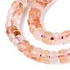 Natural Hematoid Quartz/Ferruginous Quartz Beads Strands G-Q606-46A-09-4