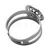 Brass Ring Components X-KK-C1297-2