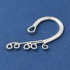 Rack Plating Alloy Ear Cuff Findings FIND-C063-02S-2