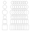 Stainless Steel Linking Rings STAS-UN0003-14P-1