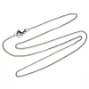 304 Stainless Steel Curb Chain Necklace NJEW-S420-001C-P-3