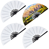 Cloth Hand Held Fan LS-DIY-WH0579-95B-1