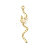 Brass Pave Cubic Zirconia pendants KK-Q048-10G-1