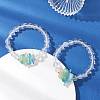 Natural Quartz Crystal Beaded Stretch Bracelets for Women BJEW-TA00727-1