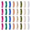 100Pcs Two Tone Acrylic Beads MACR-TA0002-80-1