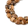 Natural Picture Jasper Beads Strands GG-CBA96AE-A02-6x6mm-4