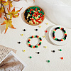 1000Pcs 4 Colors Opaque Plastic Beads KY-SC0002-63-4