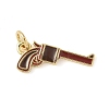Brass Enamel Charms KK-C110-21B-G-1