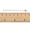 Rhodium Plated 925 Sterling Silver Chain Extender STER-C005-04P-3