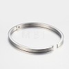 304 Stainless Steel Bangles BJEW-F303-04-3