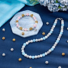 120Pcs 2 Styles Brass Beads KK-SC0007-96-4