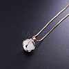 SHEGRACE Trendy Real Rose Gold Plated Necklace JN445A-2