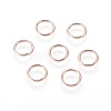 304 Stainless Steel Open Jump Rings X-STAS-O098-01RG-16-1