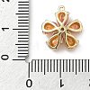 Brass Micro Pave Cubic Zirconia Pendants KK-S514-02E-G-3