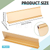 10Pcs Aluminum L-Shaped Table Card Display Frame ODIS-BC0001-42A-2