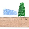 Dyed Natural Quartz Carved Pendants GG-CBA0022-09-3