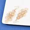 Brass Dangle Earrings EJEW-B157-02C-G-3