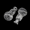 Transparent Glass Beads Containers GLAA-G123-06-3