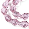 Transparent Glass Beads Strands EGLA-N013-T6mm-D02-3