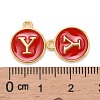 Golden Plated Alloy Enamel Charms LS-ENAM-S118-03Y-3