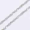 925 Sterling Silver Rope Chains Necklaces STER-E007-2C-1