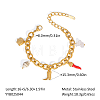 Stylish Ocean Stainless Steel Charm Bracelets OX8367-3-1