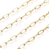 Soldered Brass Paperclip Chains CHC-D025-04G-01-1
