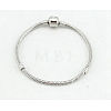 Stylish and Sturdy Snake Chain Bracelet with Long-lasting Plating for DIY Jewelry Making ST6287301-1