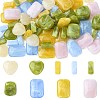 72Pcs 10 Styles Opaque & Transparent Acrylic Beads OACR-FS0002-83-1