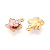 304 Stainless Steel Enamel Pendants STAS-N124-34A-G-2