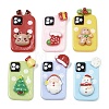 Christmas Opaque Resin Cabochons RESI-C065-01-1