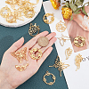   24 Pcs 12 Styles Zinc Alloy Open Back Bezel Pendants FIND-PH0001-19-6