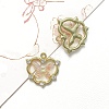 Butterfly Golden Alloy Pendants PW-WGA9A20-11-1