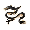 Alloy Dragon Enamel Pins Brooches JEWB-M046-06A-01G-1