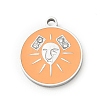 Twelve Constellations 304 Stainless Steel Enamel Pendants SA-CBAAE04-01P-06-1