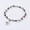 Natural Gemstone Anklets AJEW-AN00217-2