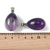 Natural Amethyst Pendants GG-K002-08A-18-3