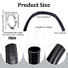 1M Hollow Round PVC Cords OCOR-GA0002-91B-2