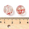 Luminous Handmade Enamel Gold Sand Glass Beads Strands LAMP-U004-08A-5