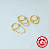 925 Sterling Silver Hoop Cartilage Earrings FS-WG5B1DD-01-2