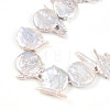 Natural Baroque Keshi Pearl Beads Strands PEAR-S018-06F-01-4